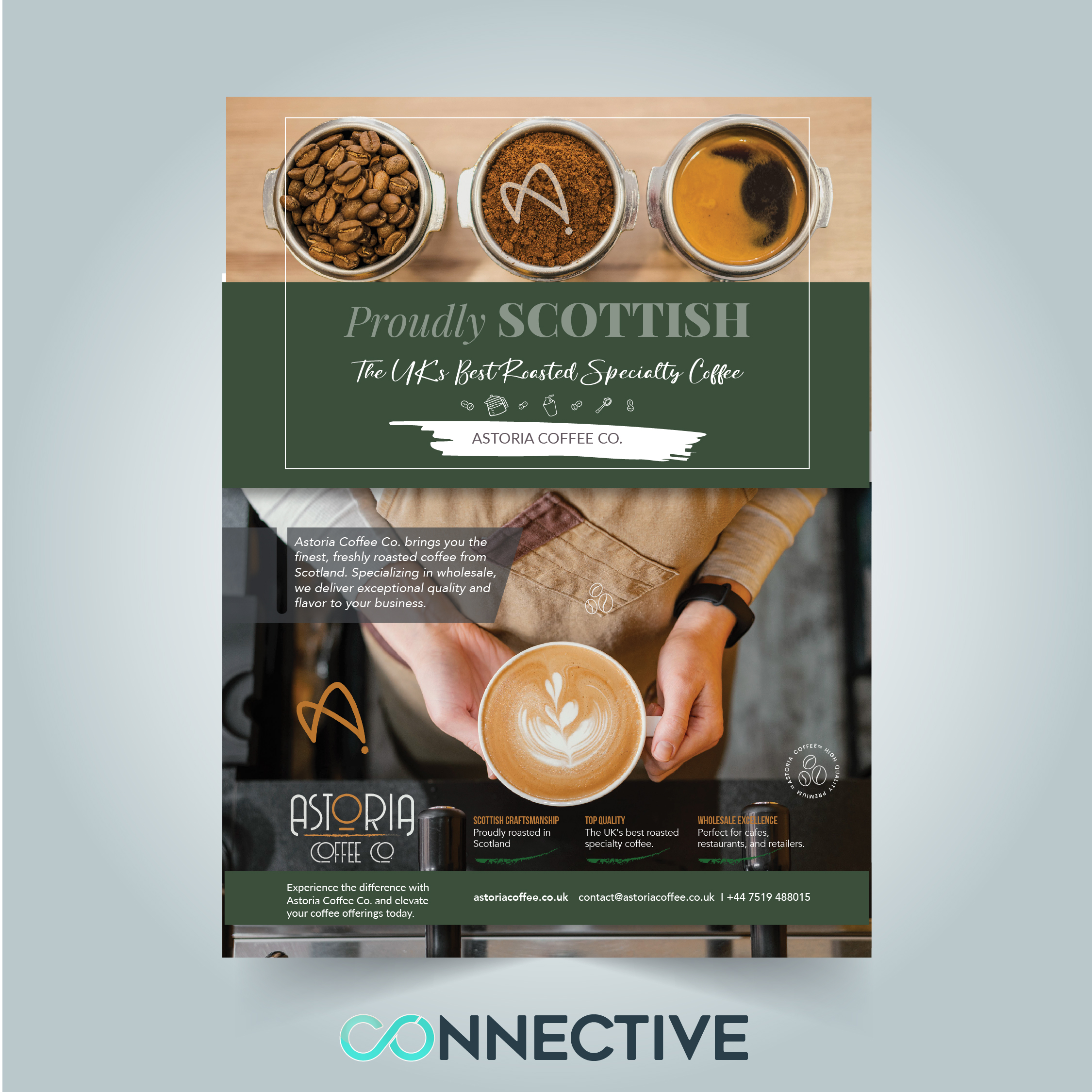Astoria Coffee Co. — Brand & Creative work by Connective Hub