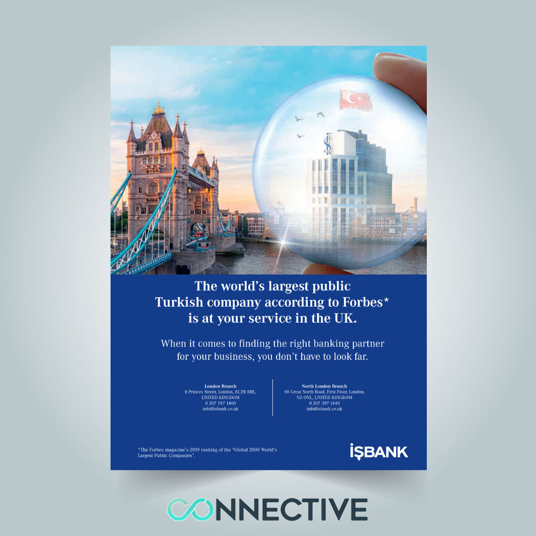 İşbank UK — Financial Services · Communications work by Connective Hub